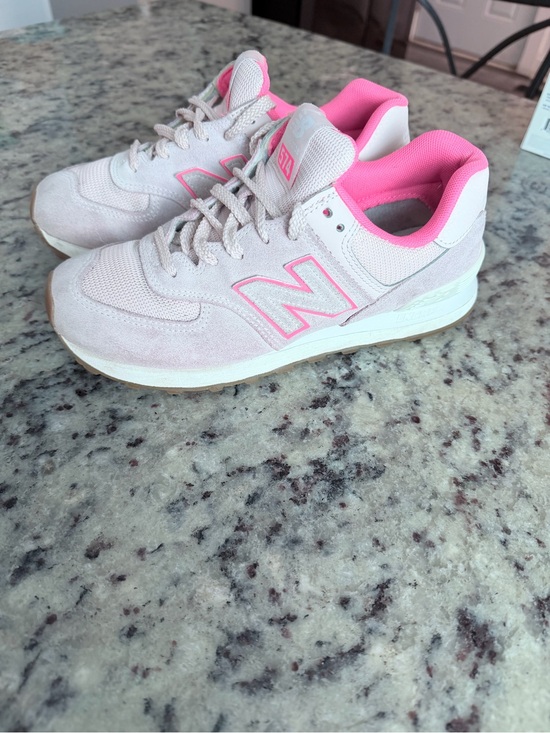 New Balance Shoes - New Balance Women's Light Pink Athletic Sneaker with Bright Pink Lining